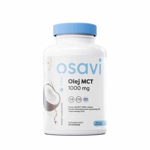 Osavi - Olej MCT 1000 mg - 120 kapsułek Osavi - Olej MCT 1000 mg - 120 kapsułek